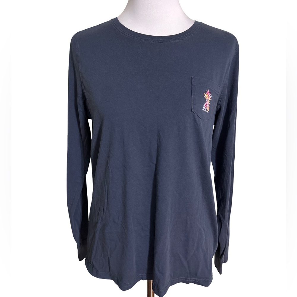 Vineyard Vines Dark Blue Long Sleeve Pineapple